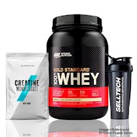 Gold Standard 100% Whey 2lb Vainilla+Creatina Myprotein 250g